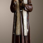 Statua Padre Pio Benedicente con stola color 77cm