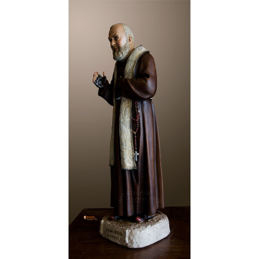 Statua Padre Pio Benedicente con stola, 40cm
