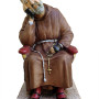 Statua Padre Pio seduto dormiente 22cm