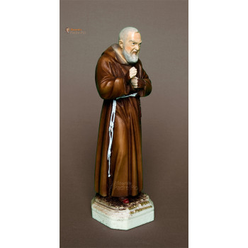 Statua Padre Pio Benedicente colorata 30cm