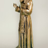 Statua Padre Pio Benedicente bronzata 40cm