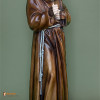 Statua Padre Pio Benedicente colorata 50cm