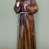 Statua Padre Pio Benedicente colorata 50 a 105cm