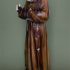 Statua Padre Pio Benedicente colorata 50 a 105cm