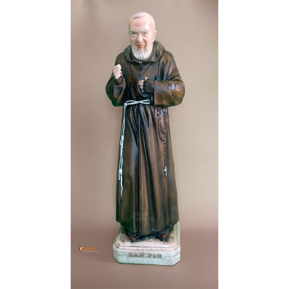 Statua Padre Pio Benedicente colorata 60cm