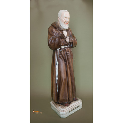 Statua Padre Pio Benedicente colorata 60cm