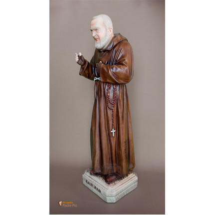 Statua Padre Pio Benedicente colorata 60cm