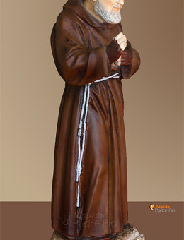 Statua Padre Pio Benedicente colorata 30cm