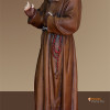 Statua Padre Pio Benedicente colorata 30cm