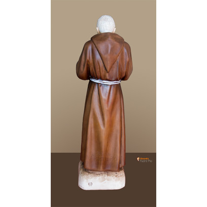 Statua Padre Pio Benedicente colorata 30cm
