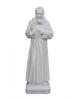 Statua Padre Pio Benedicente effetto Capodimonte 50 a 120cm