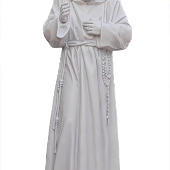 Statua Padre Pio Benedicente effetto Capodimonte 50 a 120cm