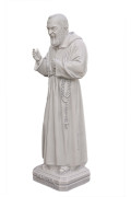 Statua Padre Pio Benedicente effetto Capodimonte 50 a 120cm