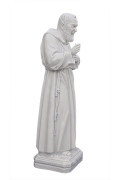Statua Padre Pio Benedicente effetto Capodimonte 50 a 120cm