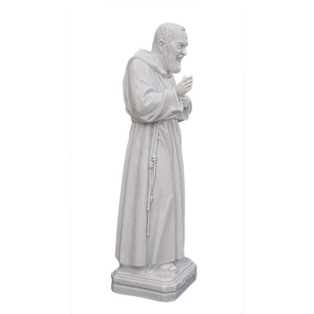 Statua Padre Pio Benedicente effetto Capodimonte 50 a 120cm