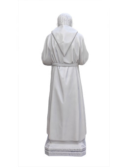 Statua Padre Pio Benedicente effetto Capodimonte 50 a 120cm