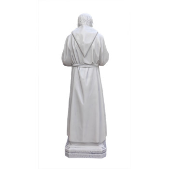 Statua Padre Pio Benedicente effetto Capodimonte 50 a 120cm