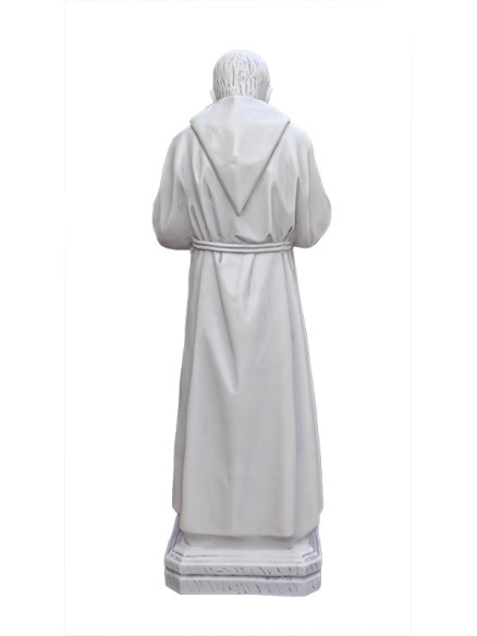 Statua Padre Pio Benedicente effetto Capodimonte 50 a 120cm