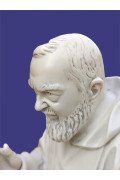Statua Padre Pio Benedicente effetto Capodimonte 50 a 120cm