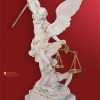 Statua San Michele Arcangelo effettto Capodimonte 33cm