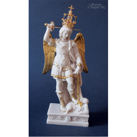 Statua San Michele Arcangelo 22cm