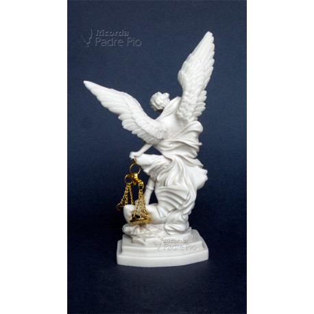 Statua San Michele Arcangelo Resina cap 22cm