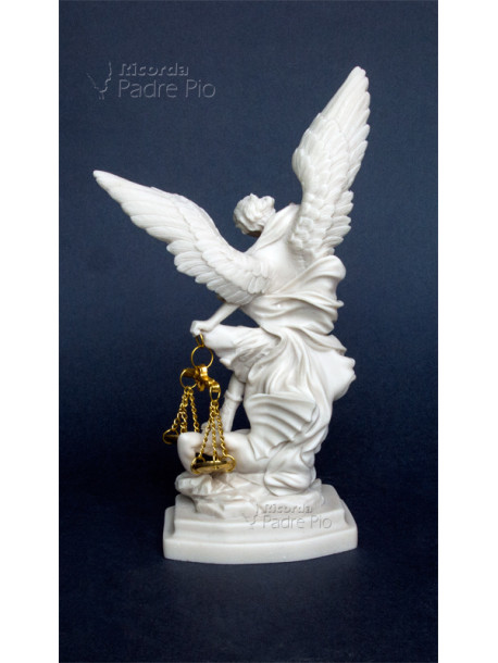 Statua San Michele Arcangelo Resina cap 22cm