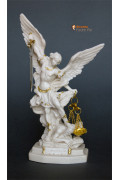 Statua San Michele Arcangelo Resina cap 22cm