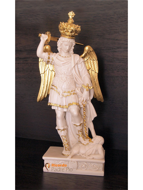 Statua San Michele Arcangelo 27cm
