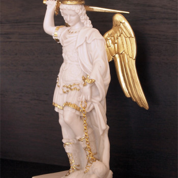 Statua San Michele Arcangelo 27cm