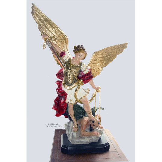Statua San Michele Arcangelo Resina col. 65cm