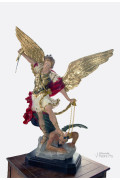 Statua San Michele Arcangelo Resina col. 65cm