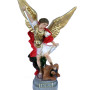 Statua San Michele Arcangelo Resina col. 20cm