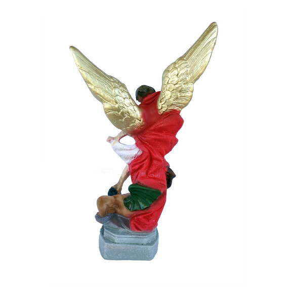 Statua San Michele Arcangelo Resina col. 20cm