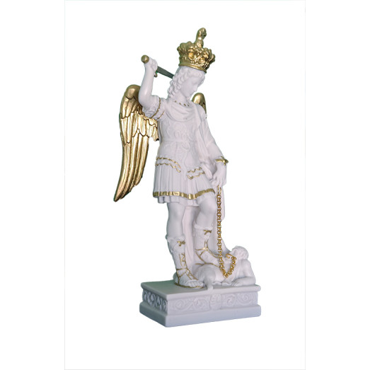 Statua San Michele Arcangelo 18cm