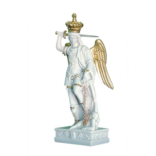 Statua San Michele Arcangelo 18cm