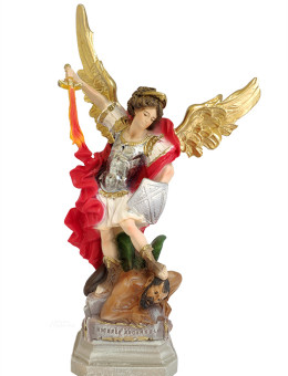 Statua San Michele Arcangelo 35 cm