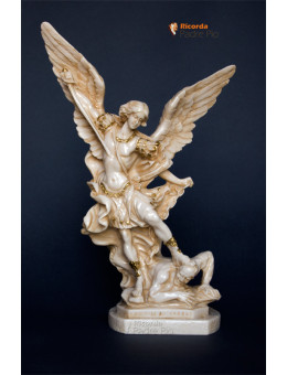 Statua San Michele Arcangelo Antichizzato 30cm