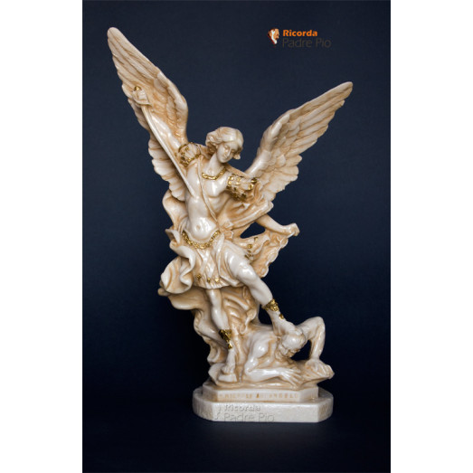 Statua San Michele Arcangelo Antichizzato 30cm