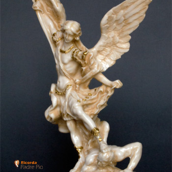 Statua San Michele Arcangelo Antichizzato 30cm