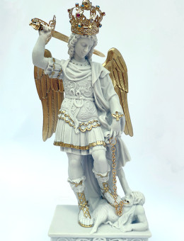 Statua San Michele Arcangelo 34cm