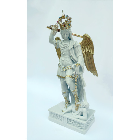 Statua San Michele Arcangelo 34cm