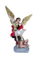 Statua San Michele Arcangelo Resina col. 30cm