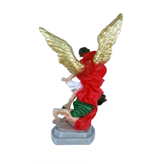 Statua San Michele Arcangelo Resina col. 30cm