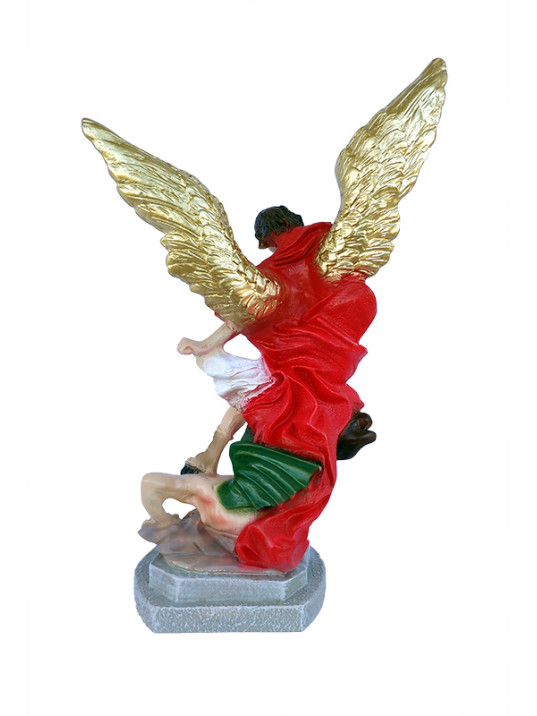 Statua San Michele Arcangelo Resina col. 30cm
