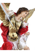 Statua San Michele Arcangelo Resina col. 30cm