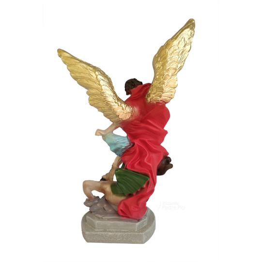 Statua San Michele Arcangelo Resina col. 30cm
