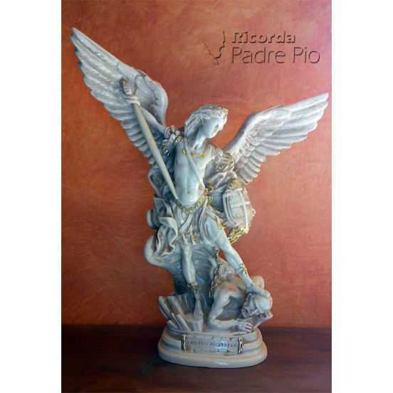 Statua San Michele Arcangelo Antichizzato 40cm