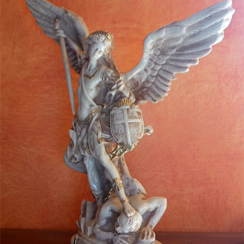 Statua San Michele Arcangelo Antichizzato 40cm