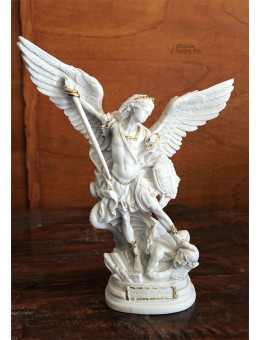 Statua San Michele Arcangelo Capodimonte 40cm